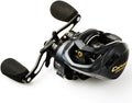 Baitcasting Reel 17.6LB Max Drag Carbon Fiber 11+1 Magnet Brake System Casting Reel Pack of 2 V44324