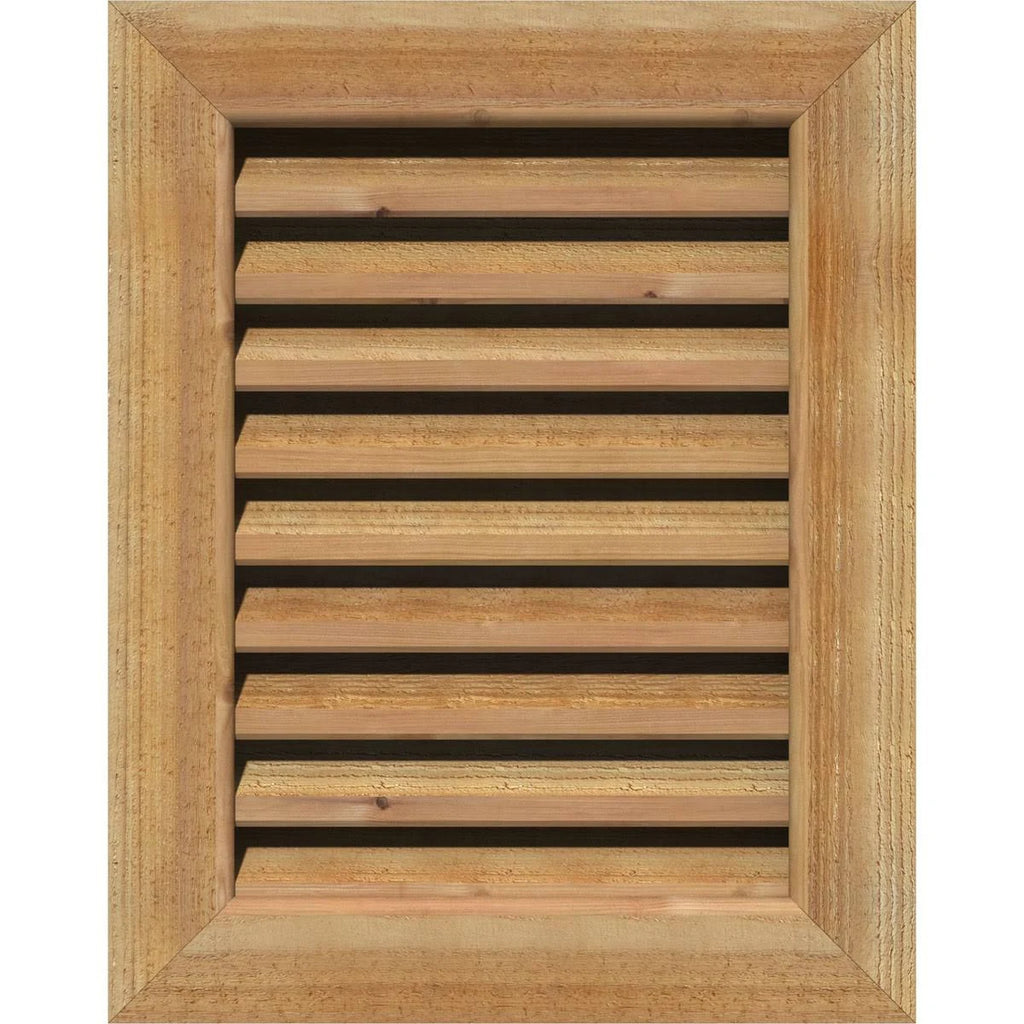 Unfinished Functional Rough Vertical Gable Vent C87362