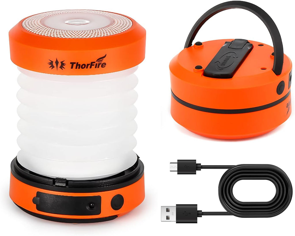 LED Camping Lantern Rechargeable Collapsible Flashlight N28215