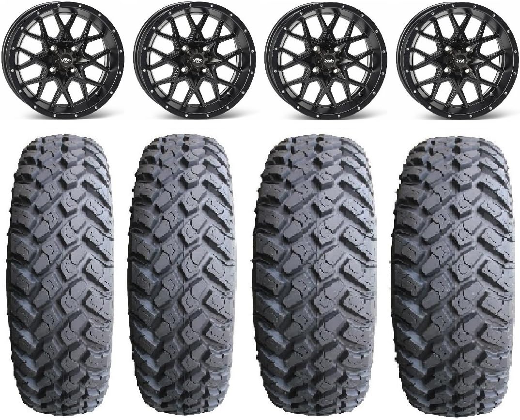9 Items: 14 Black Wheels and 27 Tires S1680