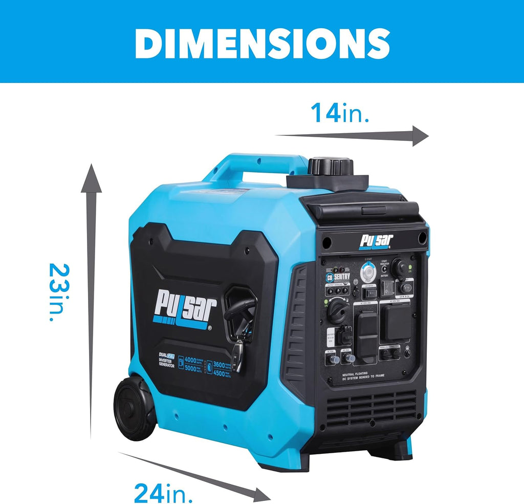 Dual Fuel Portable Inverter Generator with Remote Start G899278