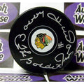 Autographed Hockey Puck I175