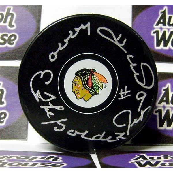 Autographed Hockey Puck I175