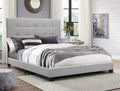 Gray Queen Panel Bed V6631
