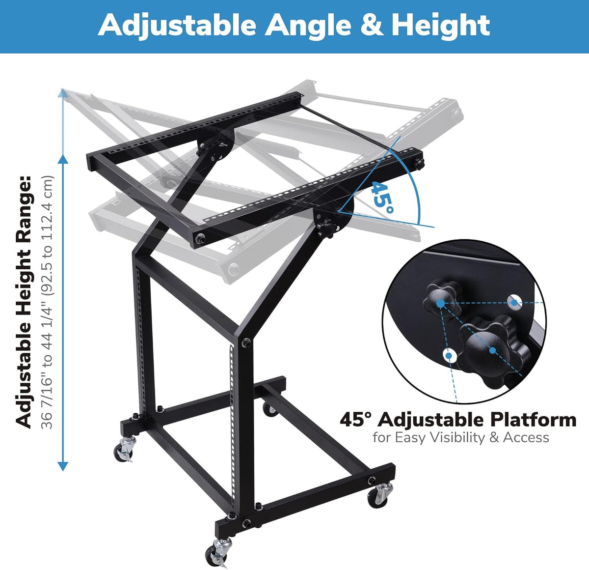DJ Mixer Stand Rack Mount J413
