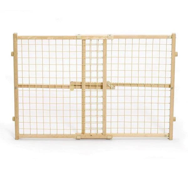 44-in Wood Wire Mesh Pet Gate E54983