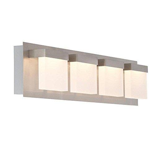 4-Light Brushed Nickel LED Bath Bar Light H8725