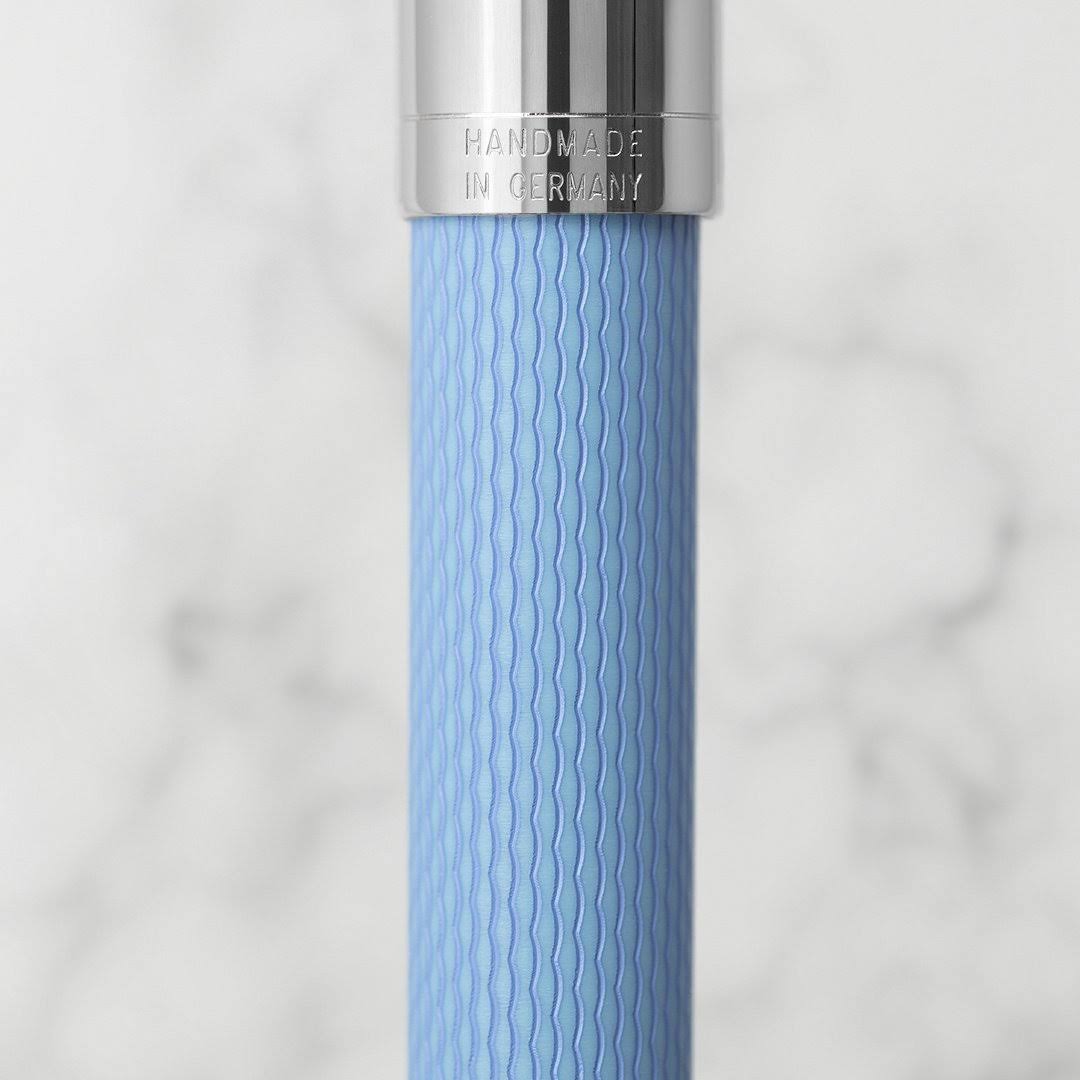 Fountain Pen Guilloche Gulf Blue - Fine B2458
