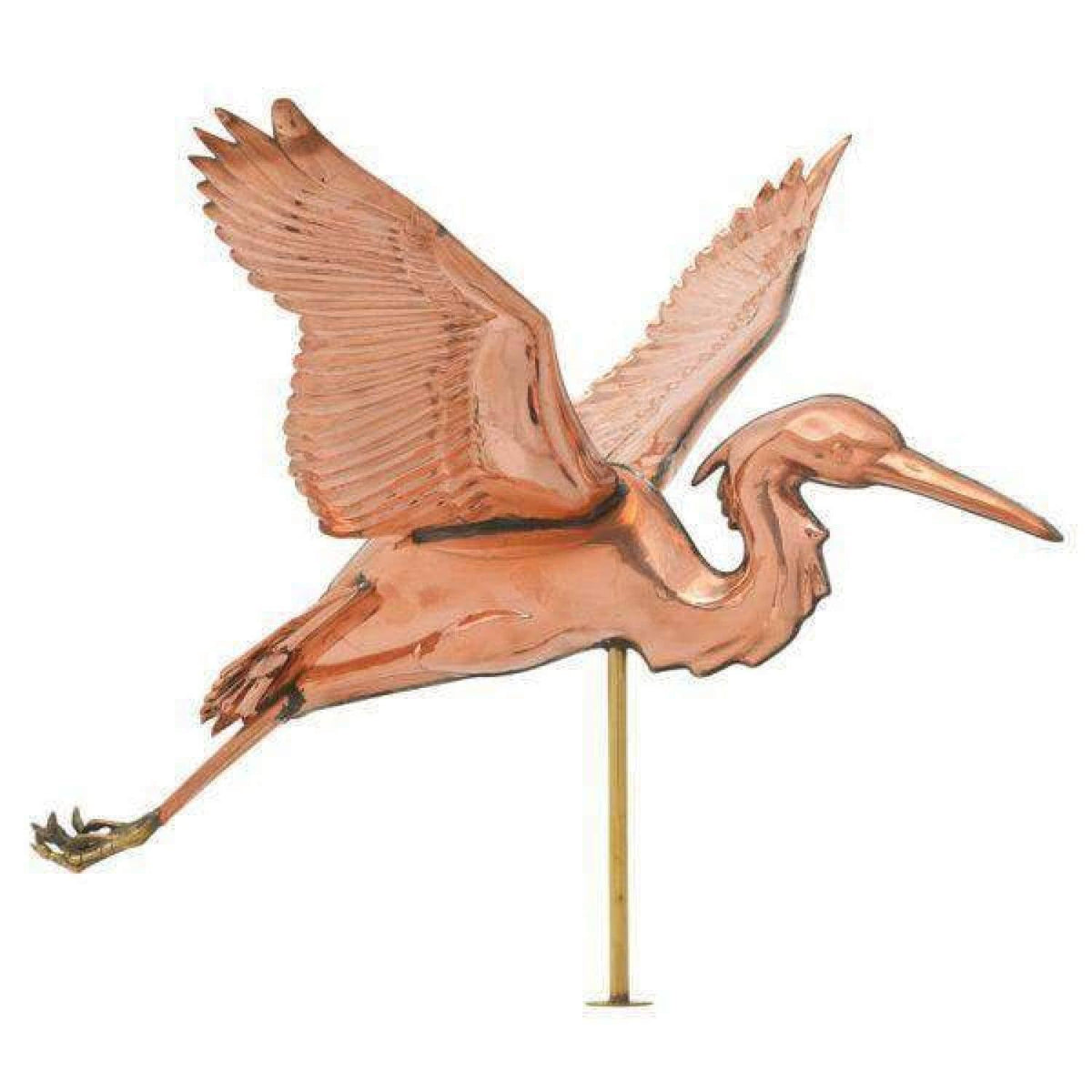 Verdigris Copper Heron Weathervane Y870