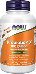 Probiotic-10 100 Billion 10 Probiotic Strains 60 Veg Capsules J99589
