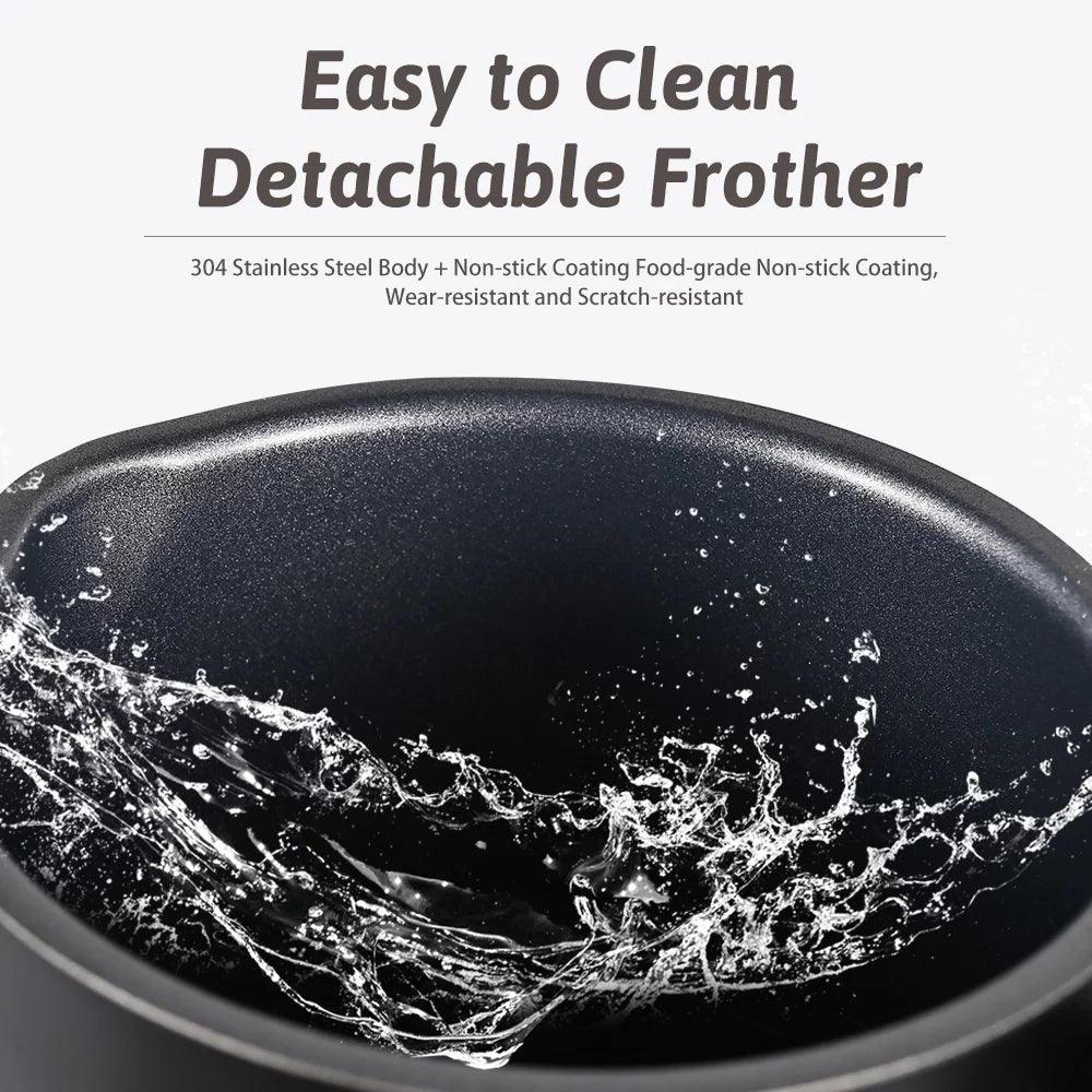Electric Milk Frother Stainless Steel 4 in 1 400W 350ml U267