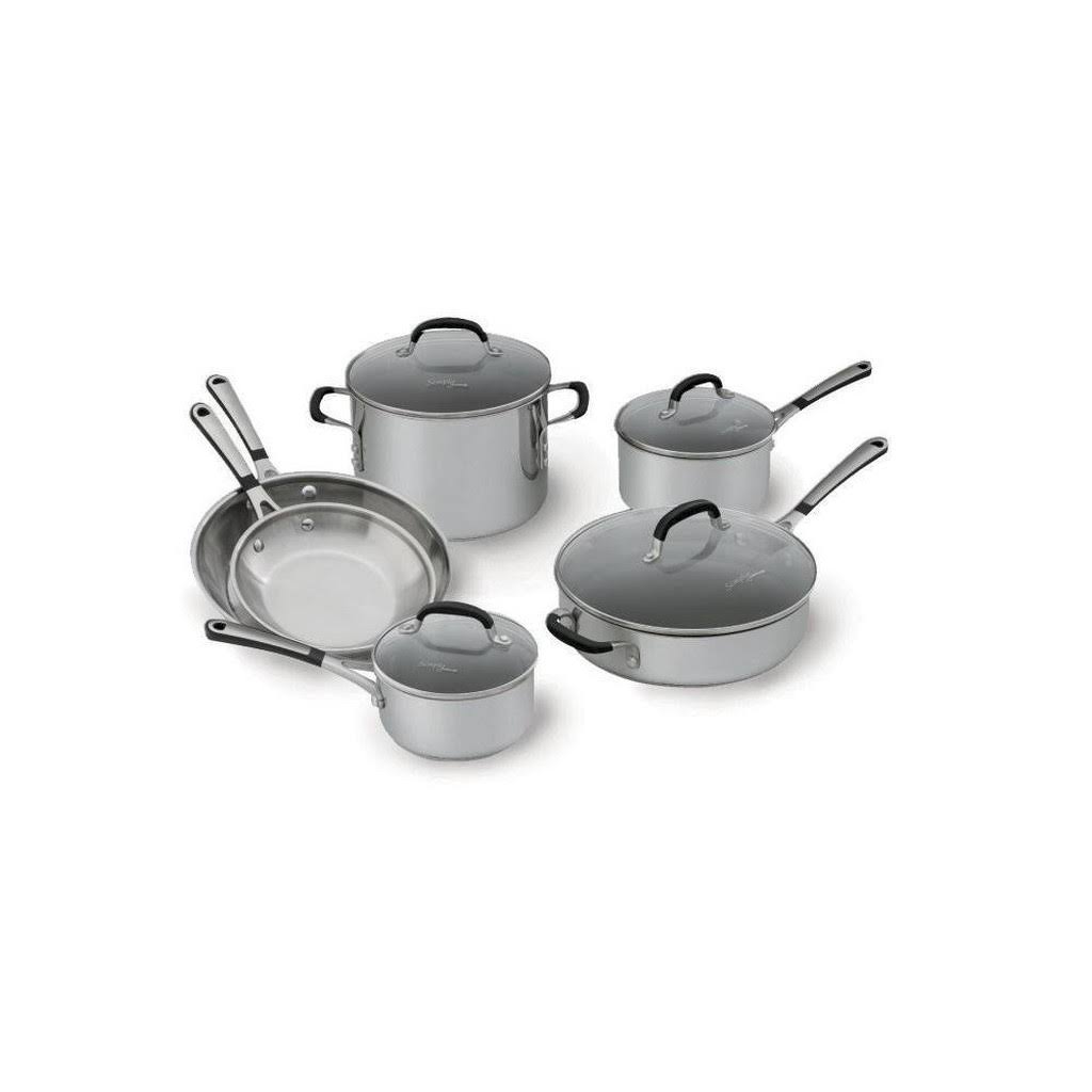 10 Piece Stainless Steel Cookware Set R83056