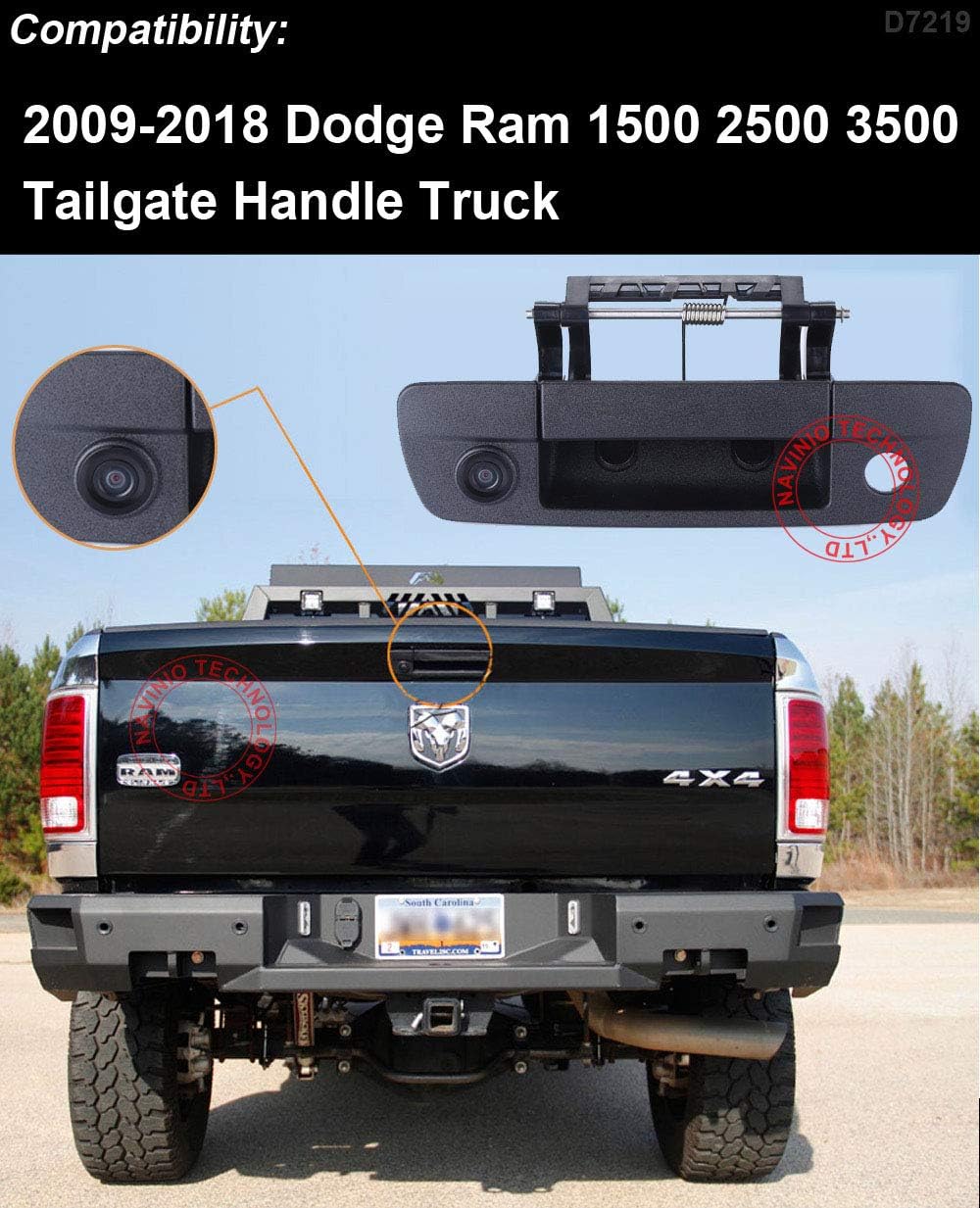 Waterproof Rear View Backup Camera with 170° Viewing Angle C68791
