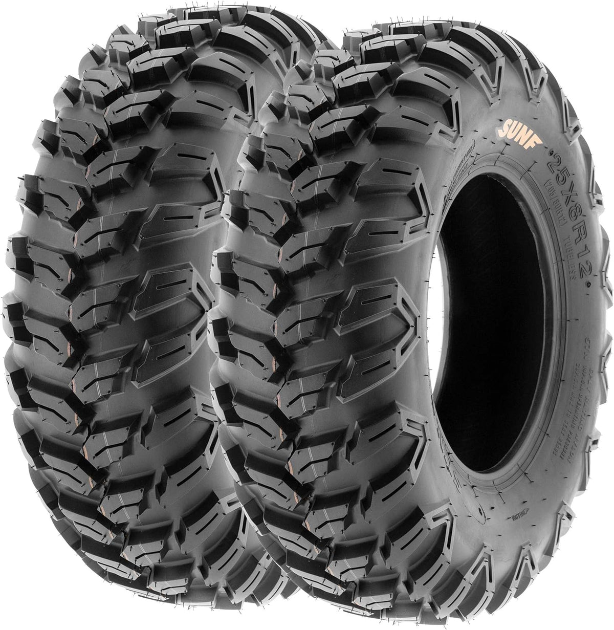 Set of 4 Radial Sport ATV UTV Tires 26x9R14 Front & 26x11R14 Rear, 6PR B738