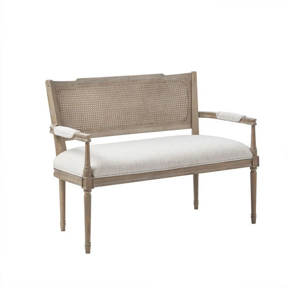 Beige Polyester Loveseat O721