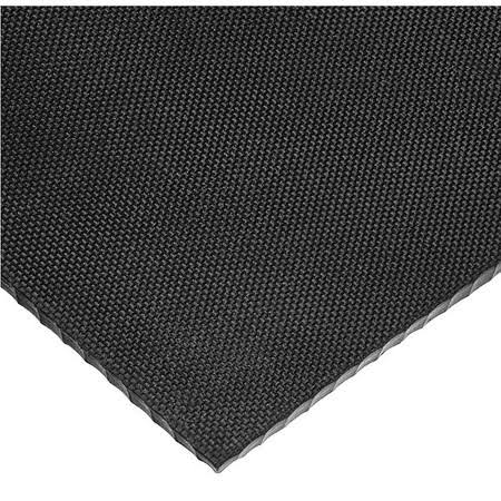Textured Neoprene Rubber Sheet, 24x22L x 36x22W x 3/16x22 Thick, 60A, Black Y758
