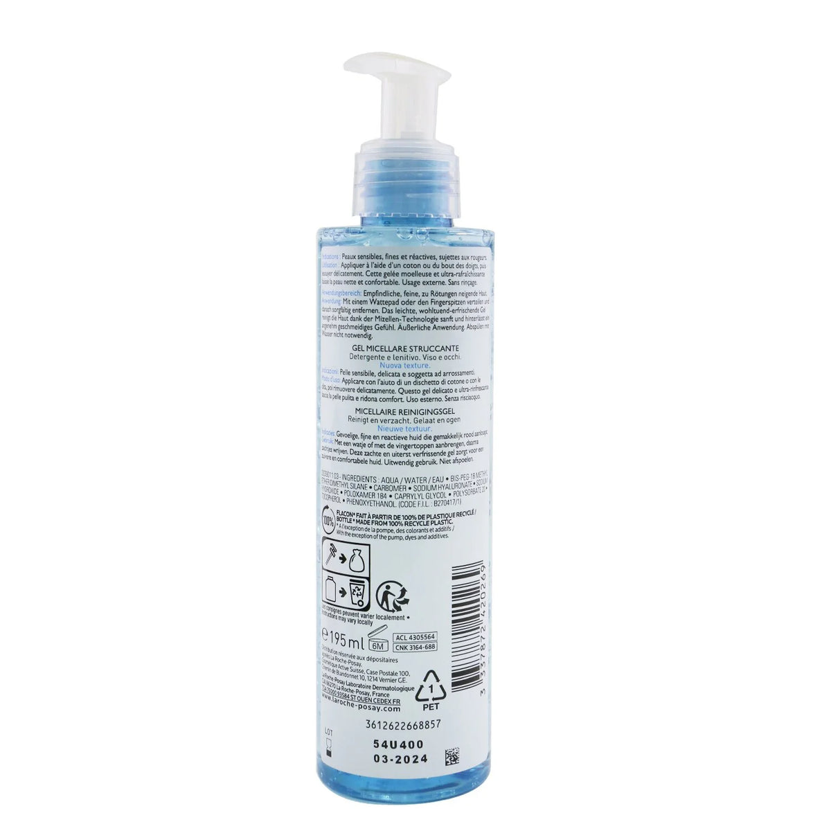 Micellar Make-Up Remover Gel 195ml H15009