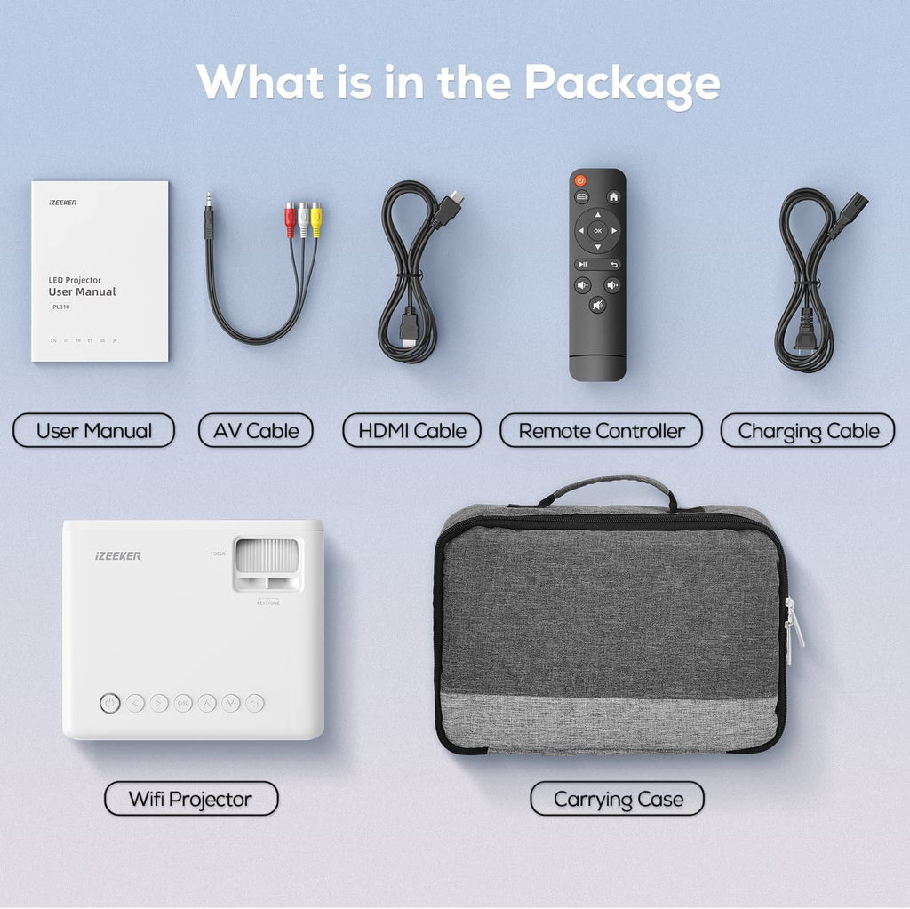 4K Projector with Carry Bag J8214