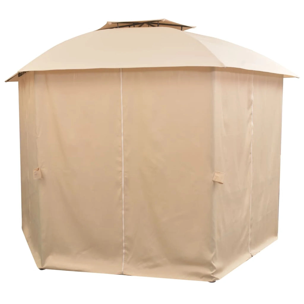 Garden Marquee Pavilion Tent with Curtains 11' 9"x8' 8" V198