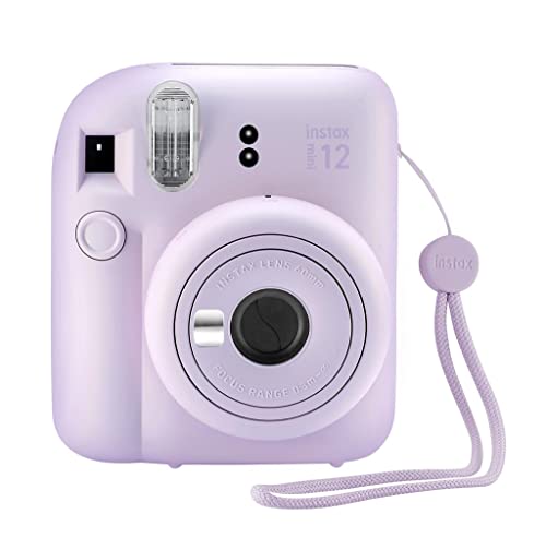 Lilac Purple Instant Camera with Case and Accessory Kit T4007