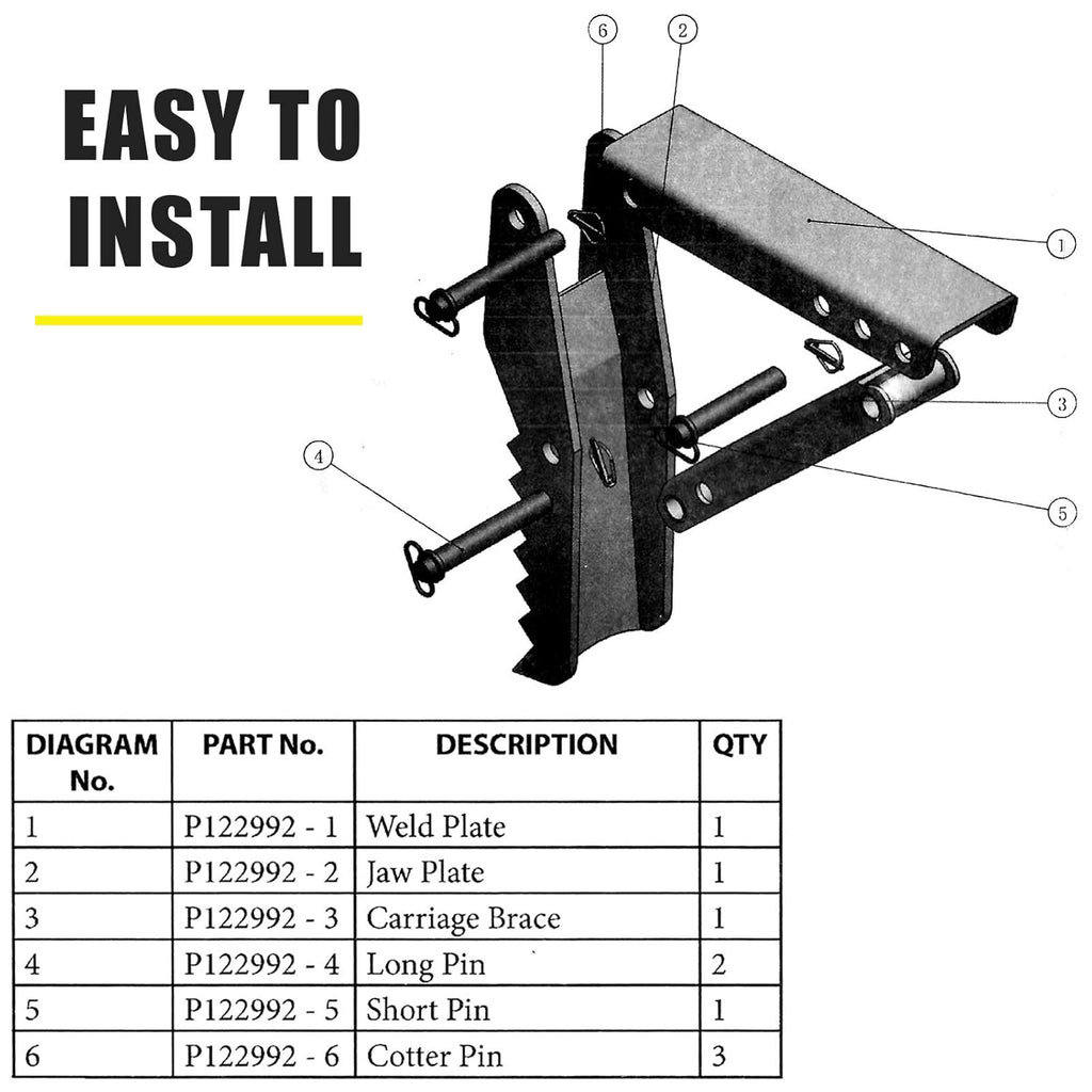 21 Backhoe Thumb Heavy Duty Black Steel Weld On Adjustable Mini Thumb I663