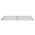 Door Canopy Weather-resistant Polycarbonate Cover T249946