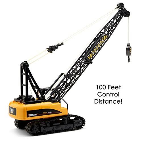 15 Channel Remote Control Crane 1 14 Scale RC Construction Toy Y75408