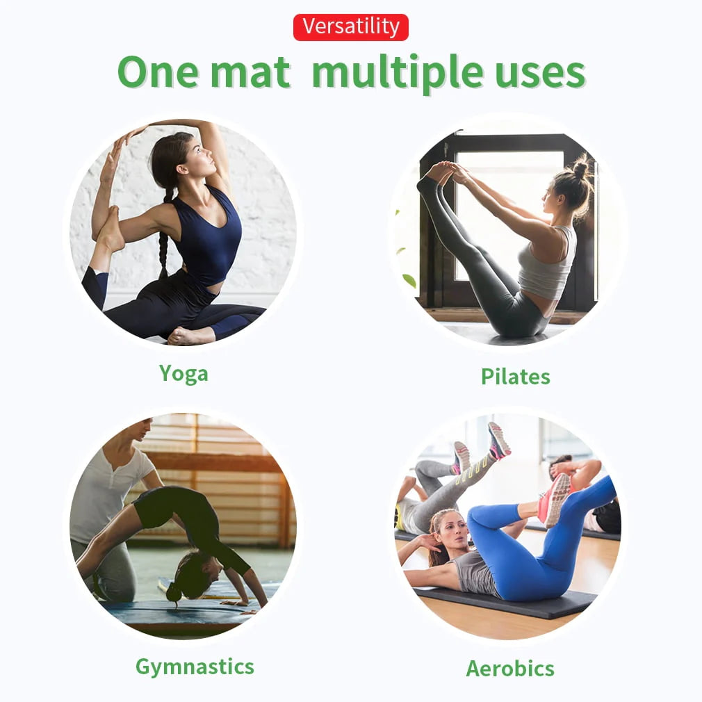6'x4'x2" Thick 4 Folding Gymnastics Mat Y774