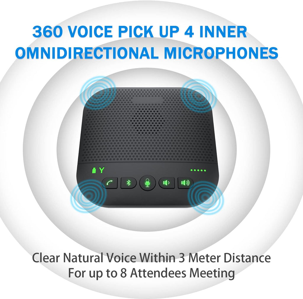 Bluetooth Conference Speakerphone with 4 Mics L955