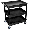 Black Three Shelves Utility Cart O6684