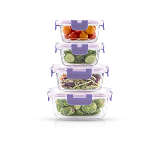 24pc Borosilicate Glass Storage Containers with Lids U151