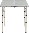 White 4 Foot Aluminum Folding Camping Table D331683