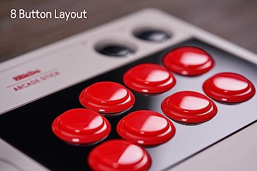 Arcade Stick, Wireless Bluetooth, 2.4G Receiver, Wired Connection J710116