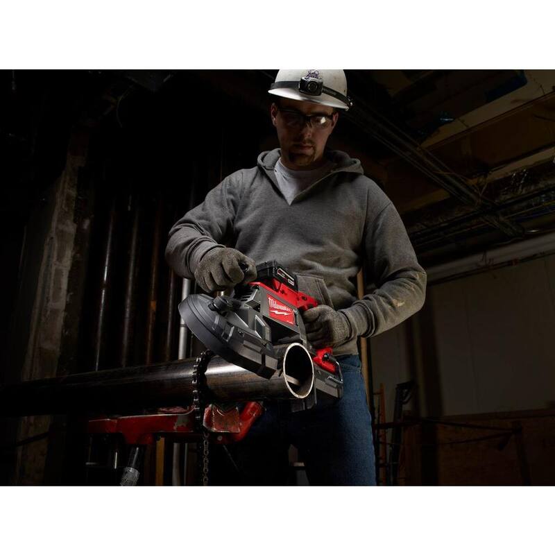 18-V Lithium-Ion Brushless Cordless Deep Cut Band Saw with Two 5.0Ah Batteries T20650