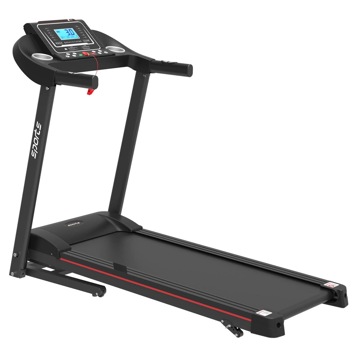 Foldable Treadmill 5 LCD Screen 250 lb Capacity with Bluetooth Y158