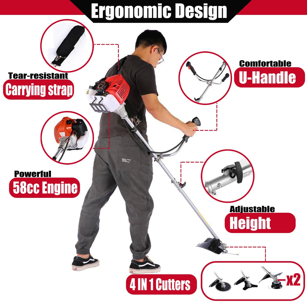 58CC Gas Powered String Trimmer H640346