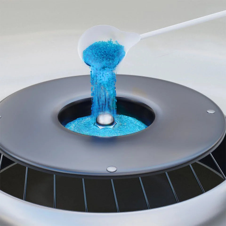 White Countertop Cotton Candy Machine with Scoop and 10 Sticks Q844