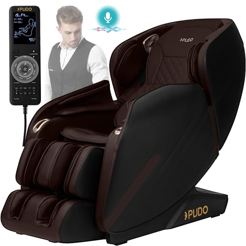 Beige Massage Chair with Heated SL Track L2972