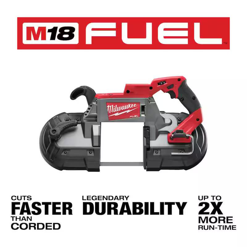 18-V Lithium-Ion Brushless Cordless Deep Cut Band Saw with Two 5.0Ah Batteries T20650