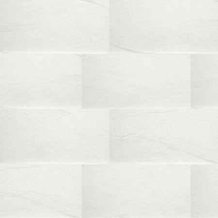White 12 in. x 24 in. Matte Porcelain Floor and Wall Tile B90020