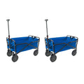 Heavy Duty Compact Folding Utility Cart 2 Pack H973