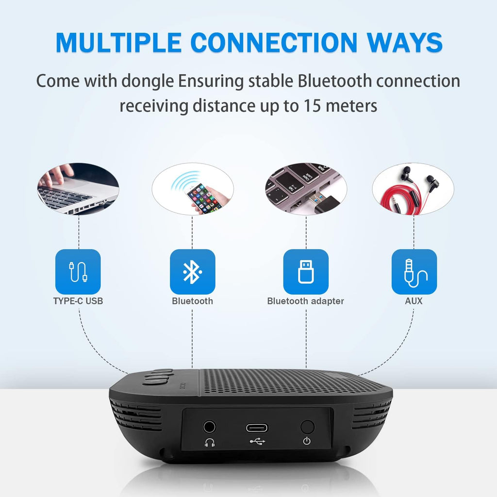 Bluetooth Conference Speakerphone with 4 Mics L955
