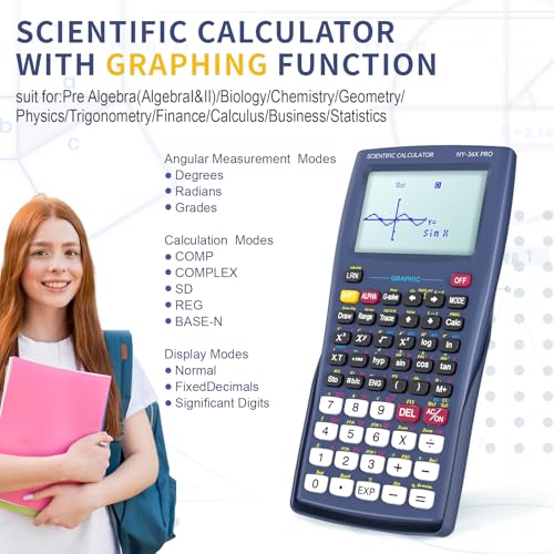 Pink 991ES MAX Foldable Scientific Calculator with Notepad 417 Function Solar Energy V4879