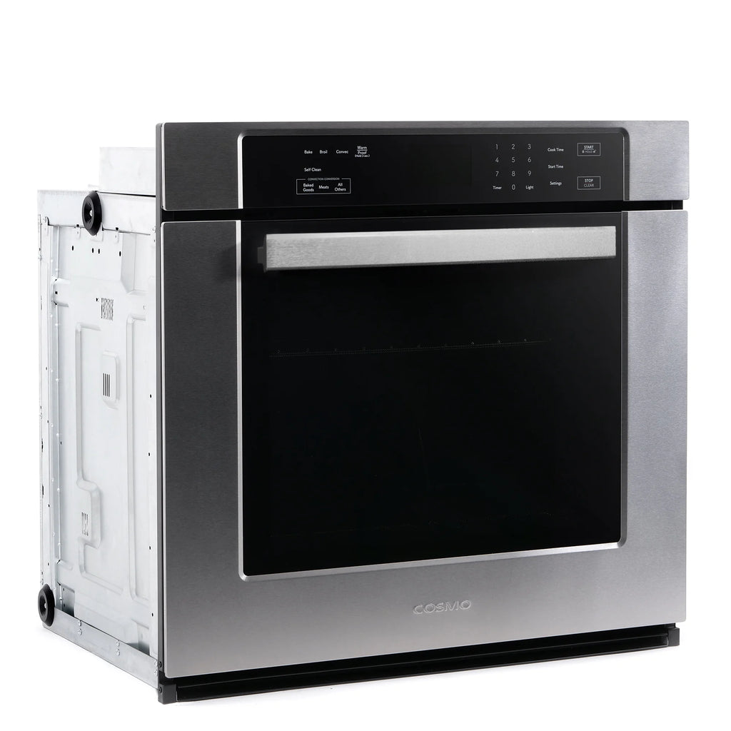 5 Piece Kitchen Appliance Package With 36" Electric Cooktop 30" Single Electric Wall Oven 24.4" Countertop Microwave French Door Refrigerator 24" Built-in Fully Integrated Dishwasher H55973