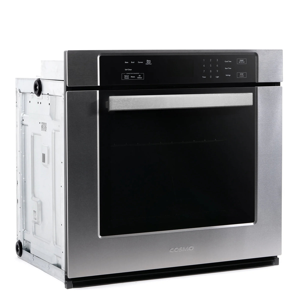 5 Piece Kitchen Appliance Package With 36" Electric Cooktop 30" Single Electric Wall Oven 24.4" Countertop Microwave French Door Refrigerator 24" Built-in Fully Integrated Dishwasher H55973