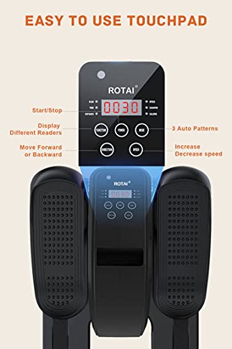 Under Desk Elliptical Machine with Remote and LCD Monitor V848