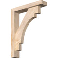 Douglas Fir Smooth Bracket with Offset Brace F954602