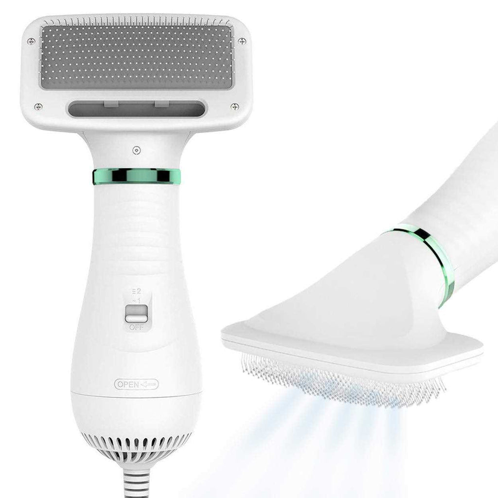 2-in-1 Pet Hair Dryer with Slicker Brush A402