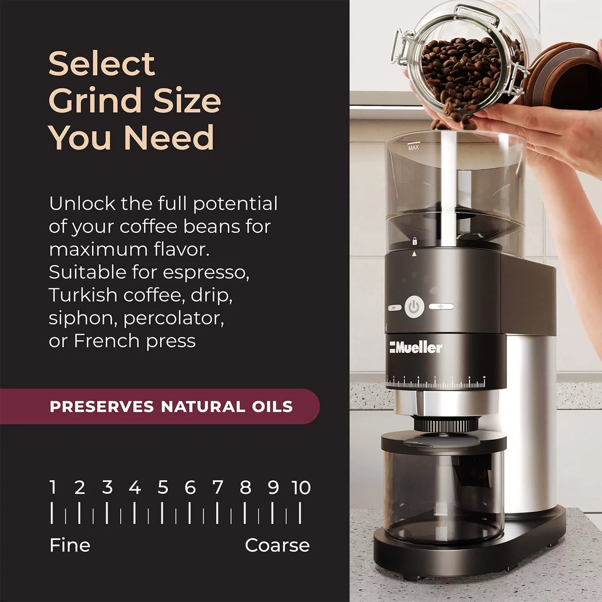 Conical Burr Grinder Q586