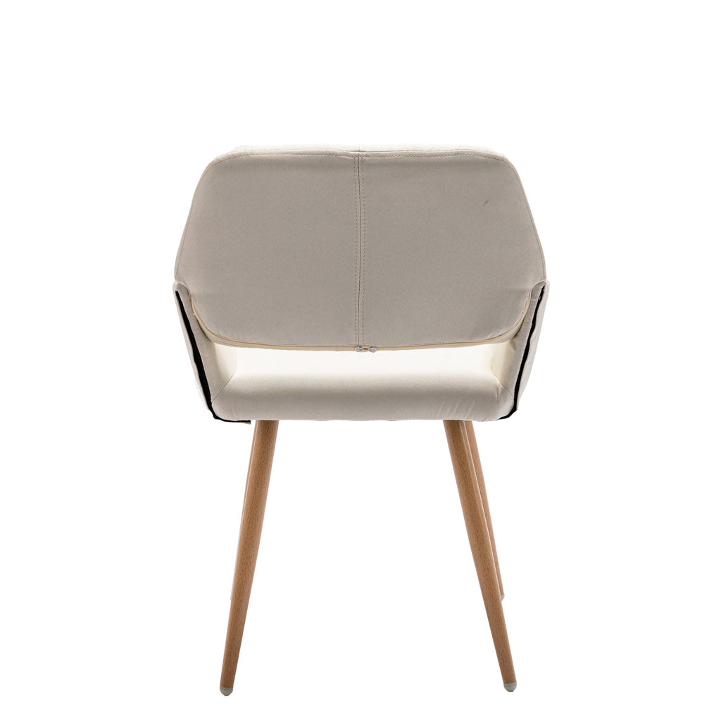 Modern Upholstered Accent Chairs with Metal Legs R349